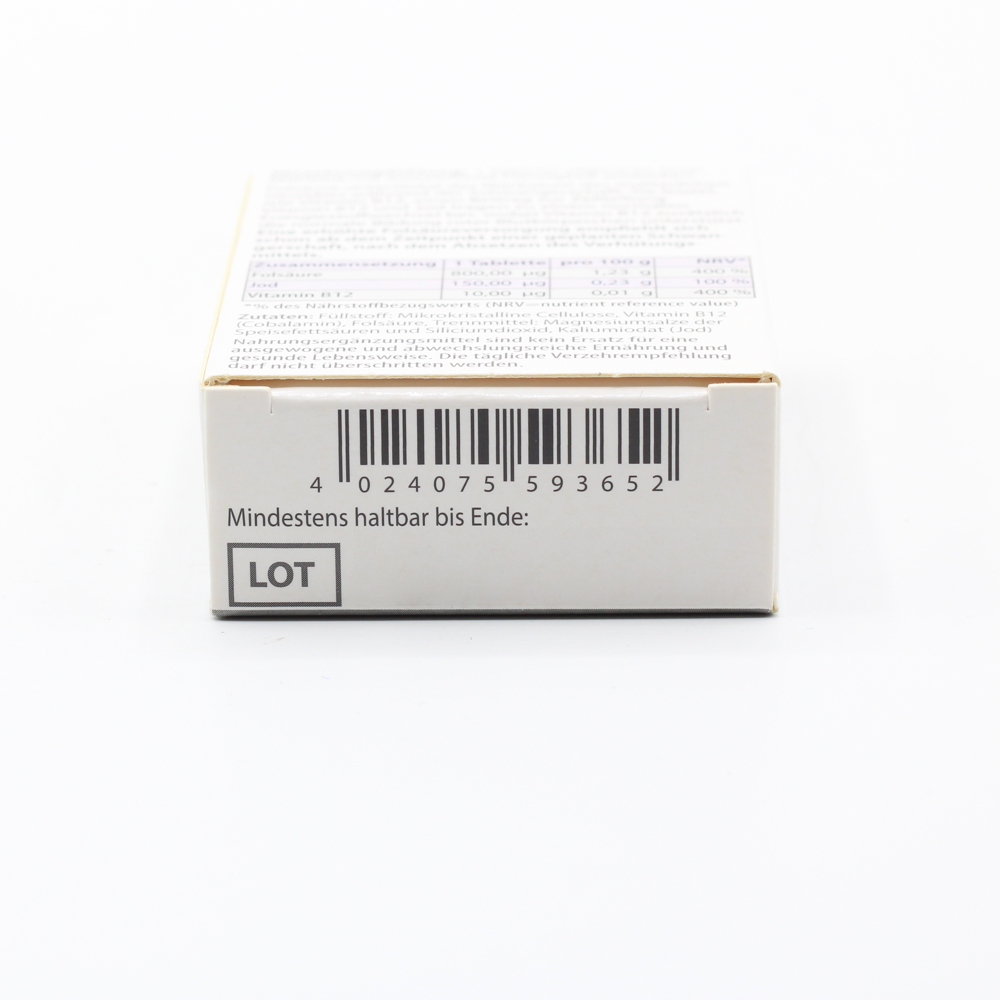 FOLSÄURE 800 Plus B12+Jod Tabletten FOLSÄURE 800 Plus B12+Jod Tabletten