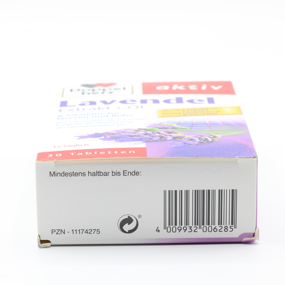 DOPPELHERZ Lavendel Extrakt+Öl Tabletten DOPPELHERZ Lavendel Extrakt+Öl Tabletten