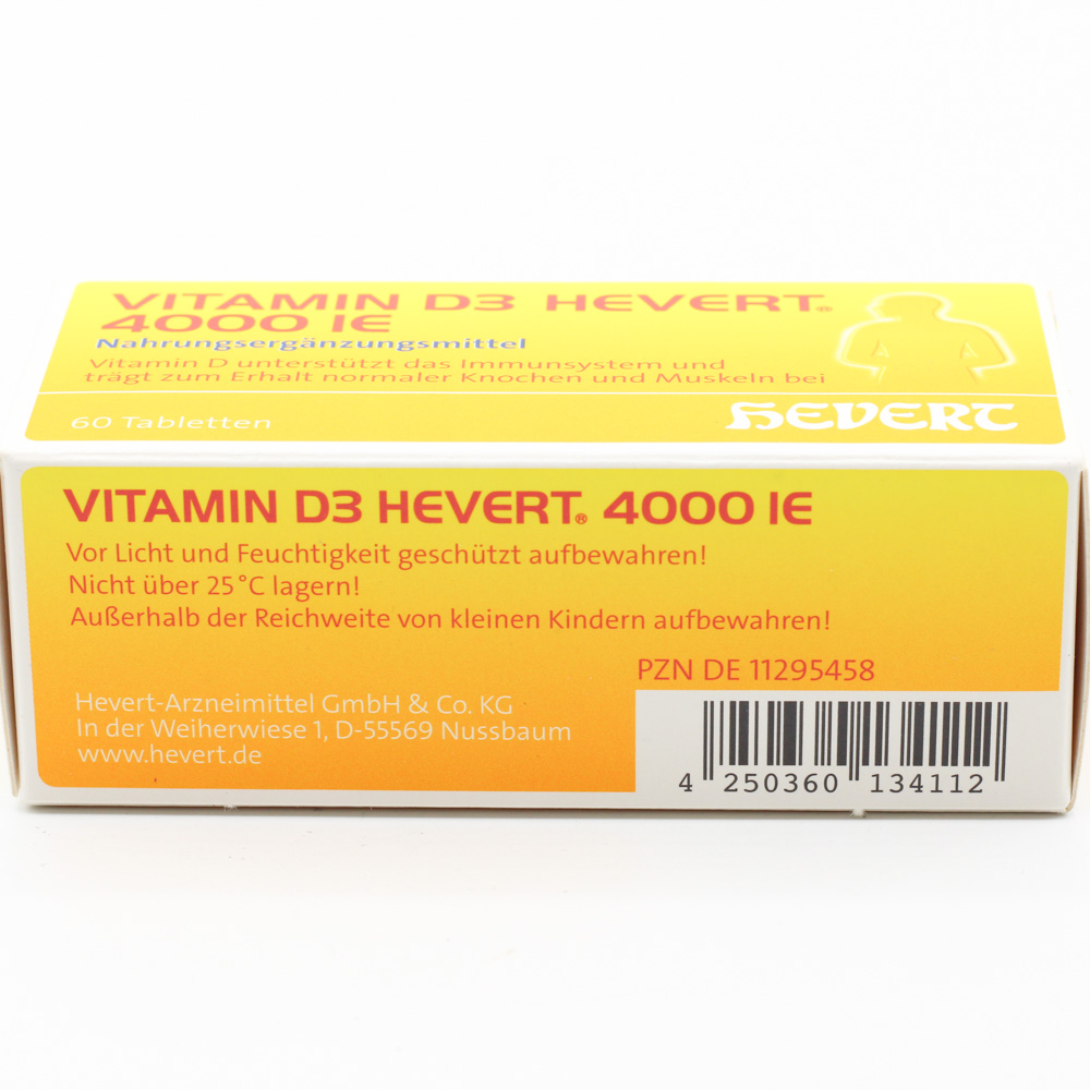 VITAMIN D3 HEVERT 4000 I.E. Tabletten VITAMIN D3 HEVERT 4000 I.E. Tabletten