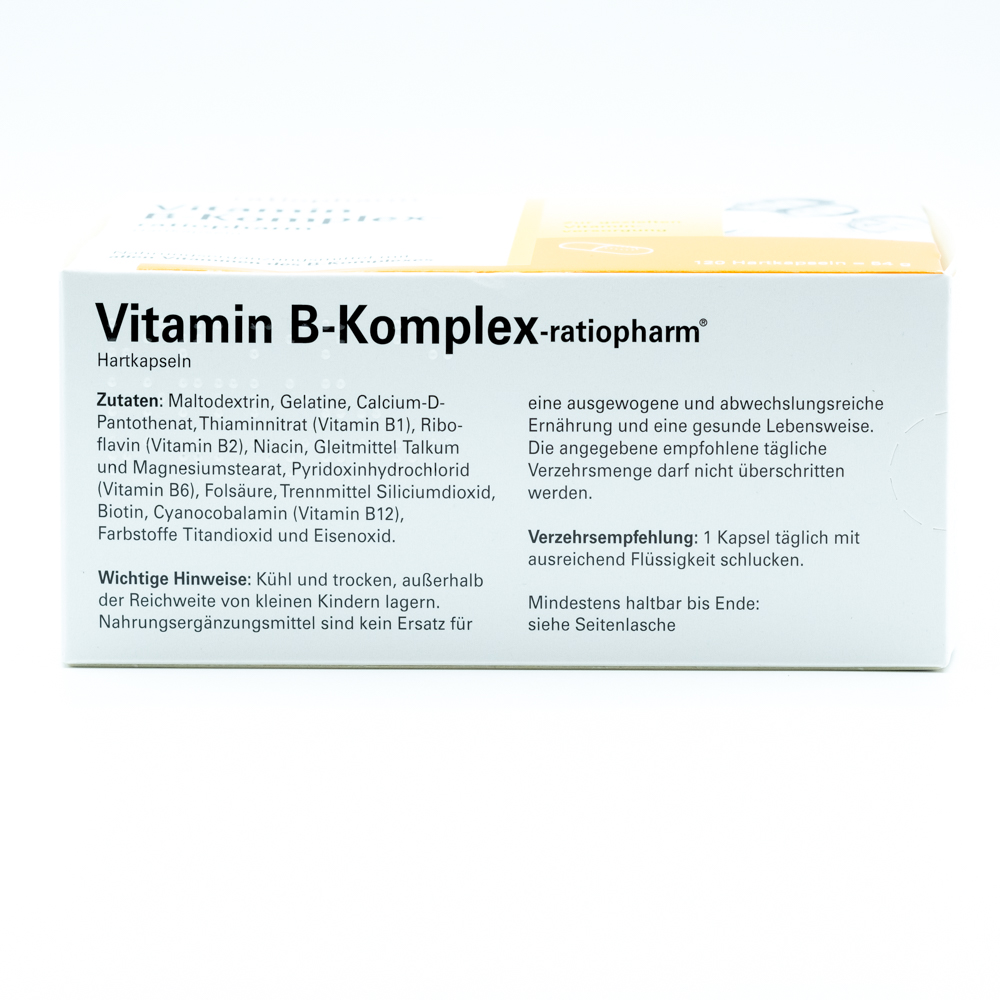 VITAMIN B-KOMPLEX-ratiopharm Kapseln VITAMIN B-KOMPLEX-ratiopharm Kapseln