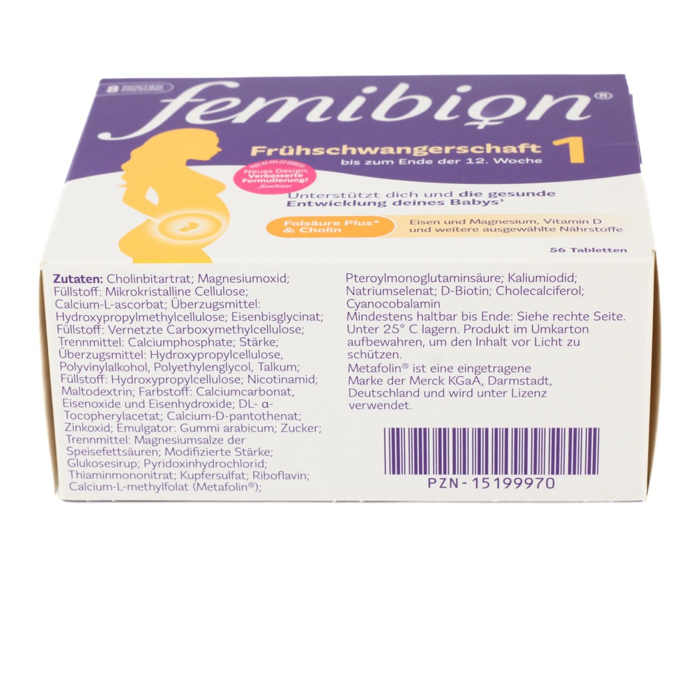 FEMIBION 1 Frühschwangerschaft Tabletten FEMIBION 1 Frühschwangerschaft Tabletten