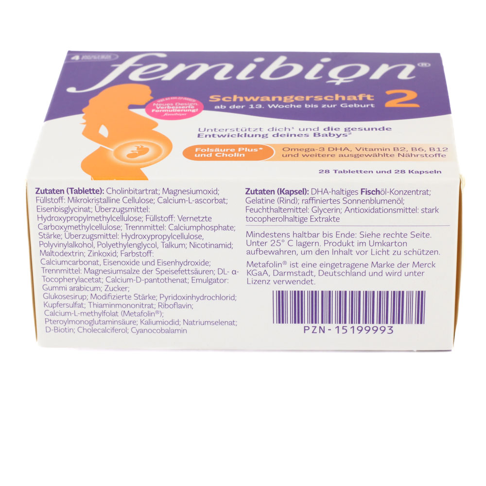 FEMIBION 2 Schwangerschaft Kombipackung FEMIBION 2 Schwangerschaft Kombipackung