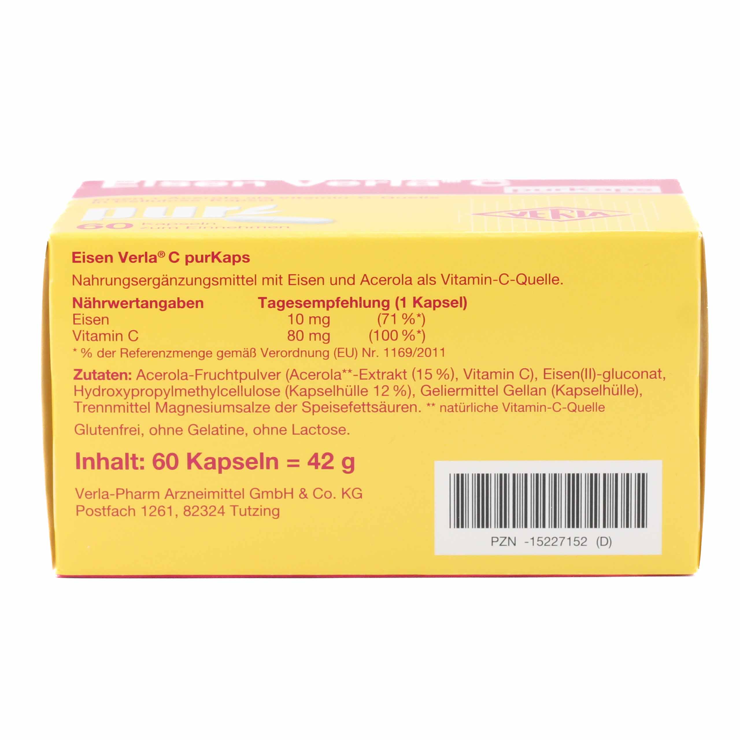 EISEN VERLA C purKaps EISEN VERLA C purKaps