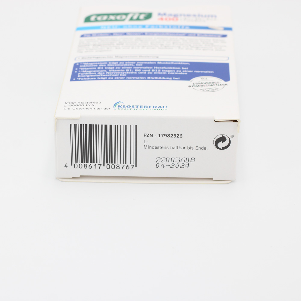 TAXOFIT Magnesium 400+B1+B6+B12+Folsäure Tabletten TAXOFIT Magnesium 400+B1+B6+B12+Folsäure Tabletten
