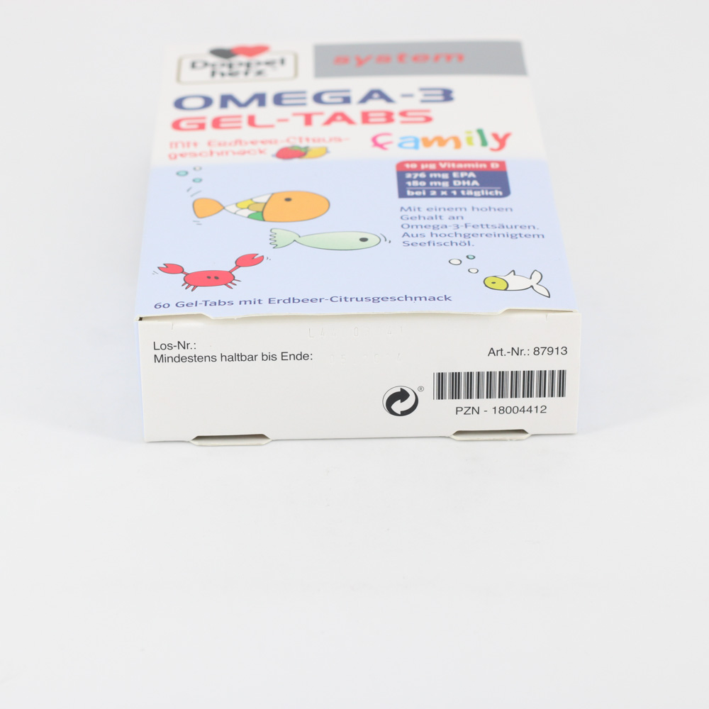 DOPPELHERZ Omega-3 Gel-Tabs family Erdb.Cit.system DOPPELHERZ Omega-3 Gel-Tabs family Erdb.Cit.system