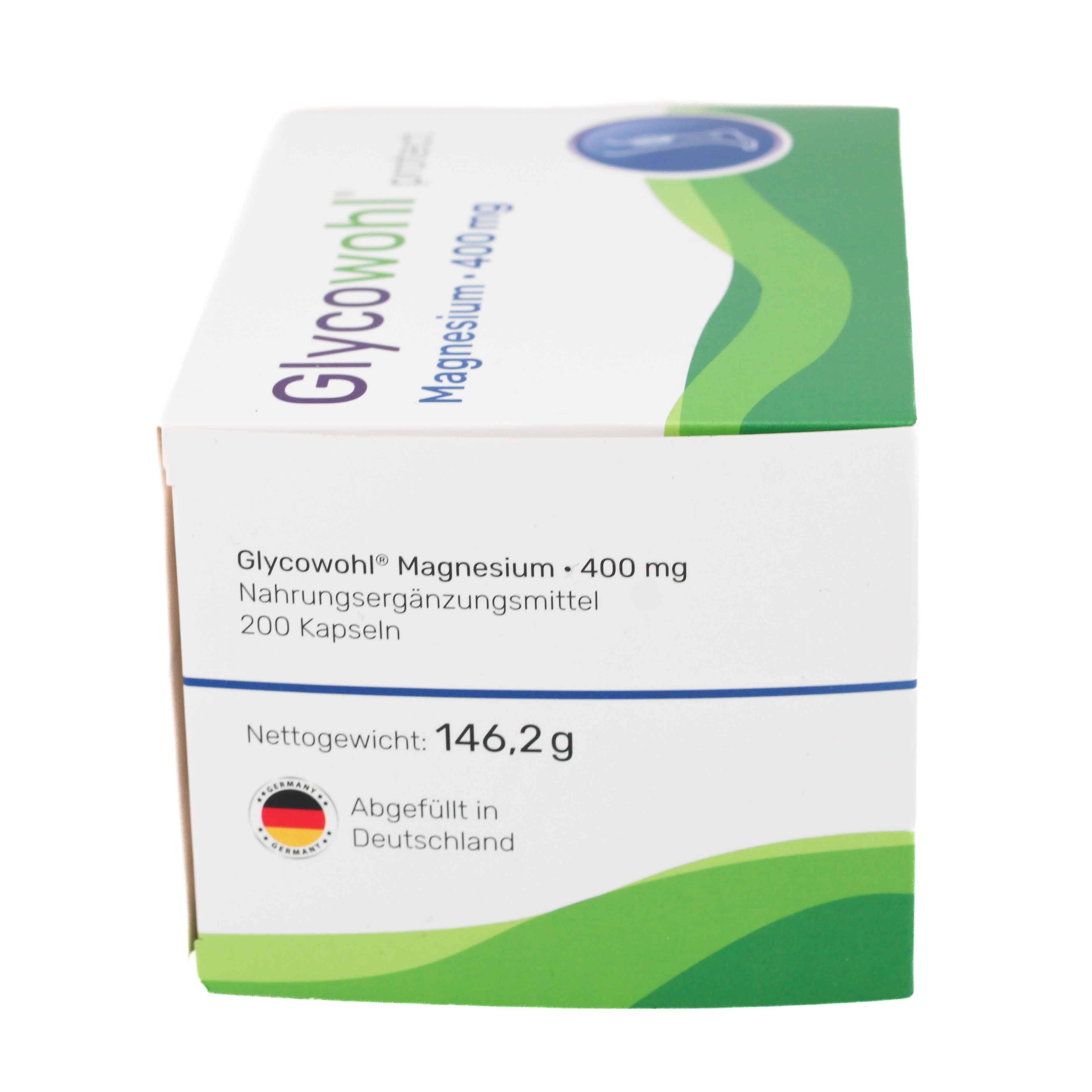 GLYCOWOHL Magnesium 400 mg hochdosiert vegan Kaps. GLYCOWOHL Magnesium 400 mg hochdosiert vegan Kaps.