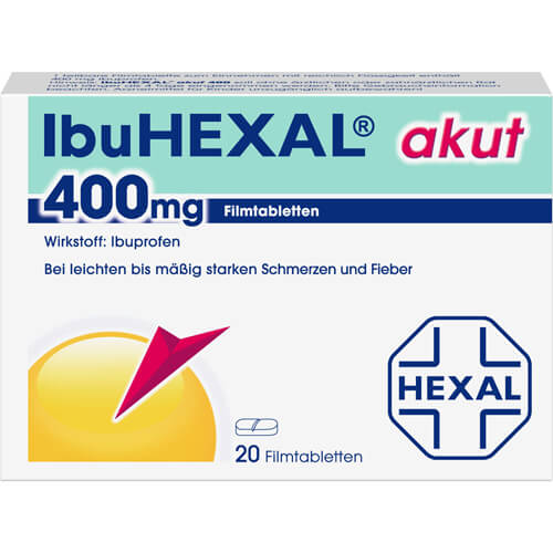 IBUHEXAL akut 400 Filmtabletten IBUHEXAL akut 400 Filmtabletten