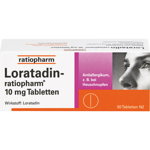 LORATADIN-ratiopharm 10 mg Tabletten LORATADIN-ratiopharm 10 mg Tabletten