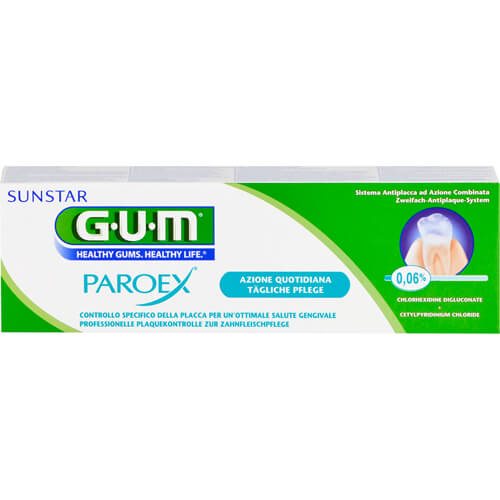 GUM PAROEX 0,06% CHX Zahnpasta GUM PAROEX 0,06% CHX Zahnpasta