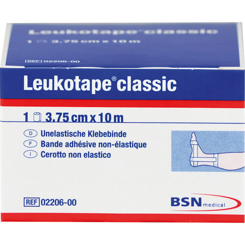 LEUKOTAPE Classic 3,75 cmx10 m weiß LEUKOTAPE Classic 3,75 cmx10 m weiß