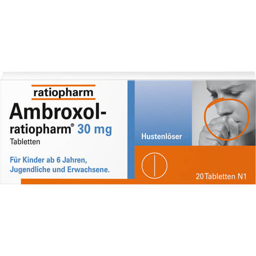 AMBROXOL-ratiopharm 30 mg Hustenlöser Tabletten AMBROXOL-ratiopharm 30 mg Hustenlöser Tabletten