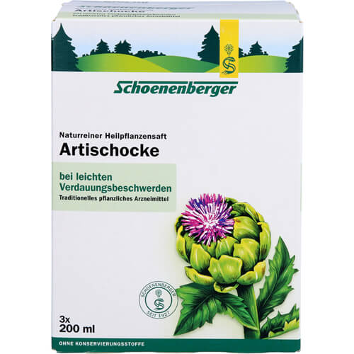 ARTISCHOCKENSAFT Schoenenberger ARTISCHOCKENSAFT Schoenenberger