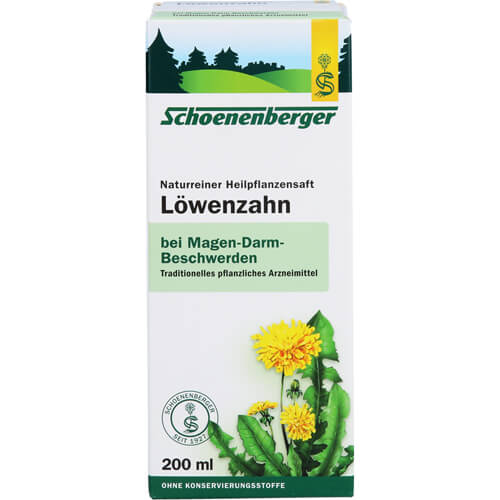 LÖWENZAHN SAFT Schoenenberger LÖWENZAHN SAFT Schoenenberger