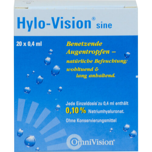HYLO-VISION sine Einzeldosispipetten HYLO-VISION sine Einzeldosispipetten