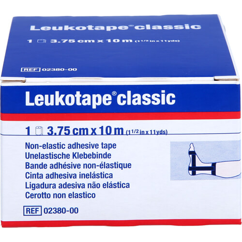 LEUKOTAPE Classic 3,75 cmx10 m schwarz LEUKOTAPE Classic 3,75 cmx10 m schwarz