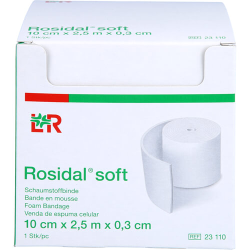ROSIDAL Soft Binde 10x0,3 cmx2,5 m ROSIDAL Soft Binde 10x0,3 cmx2,5 m
