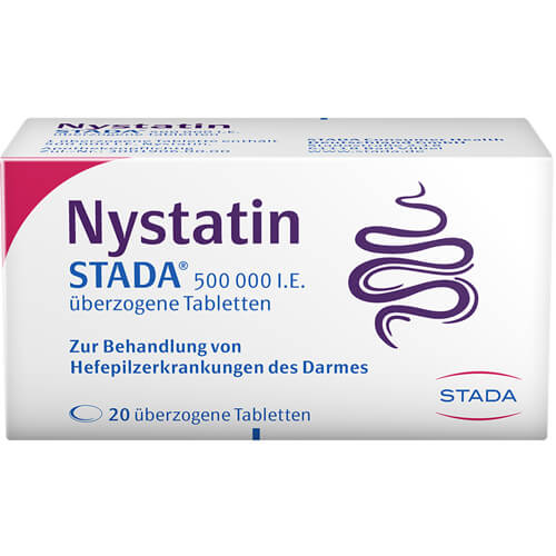 NYSTATIN STADA 500.000 I.E. überzogene Tab. NYSTATIN STADA 500.000 I.E. überzogene Tab.