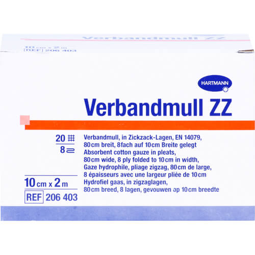 VERBANDMULL Hartmann 10 cmx2 m zickzack VERBANDMULL Hartmann 10 cmx2 m zickzack