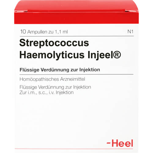 STREPTOCOCCUS HAEMOLYTICUS Injeel Ampullen STREPTOCOCCUS HAEMOLYTICUS Injeel Ampullen