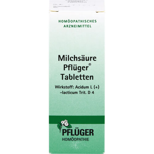 MILCHSÄURE Pflüger Tabletten MILCHSÄURE Pflüger Tabletten