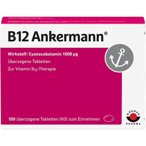 B12 ANKERMANN überzogene Tabletten B12 ANKERMANN überzogene Tabletten