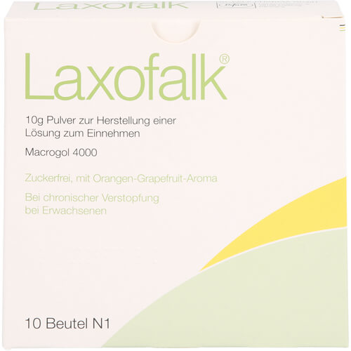 LAXOFALK 10 g Plv.z.Herst.e.Lsg.z.Einnehmen Beutel LAXOFALK 10 g Plv.z.Herst.e.Lsg.z.Einnehmen Beutel