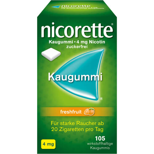 NICORETTE Kaugummi 4 mg freshfruit NICORETTE Kaugummi 4 mg freshfruit