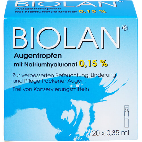 BIOLAN Augentropfen Einzeldosispipetten BIOLAN Augentropfen Einzeldosispipetten