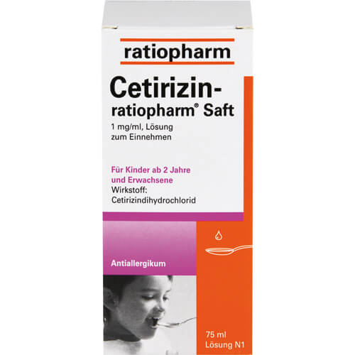 CETIRIZIN-ratiopharm Saft CETIRIZIN-ratiopharm Saft