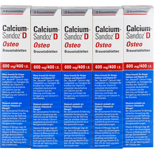 CALCIUM SANDOZ D Osteo Brausetabletten CALCIUM SANDOZ D Osteo Brausetabletten