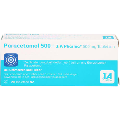 PARACETAMOL 500-1A Pharma Tabletten PARACETAMOL 500-1A Pharma Tabletten
