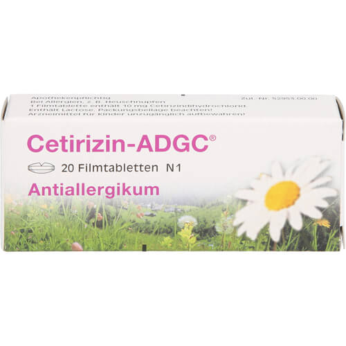 CETIRIZIN ADGC Filmtabletten CETIRIZIN ADGC Filmtabletten