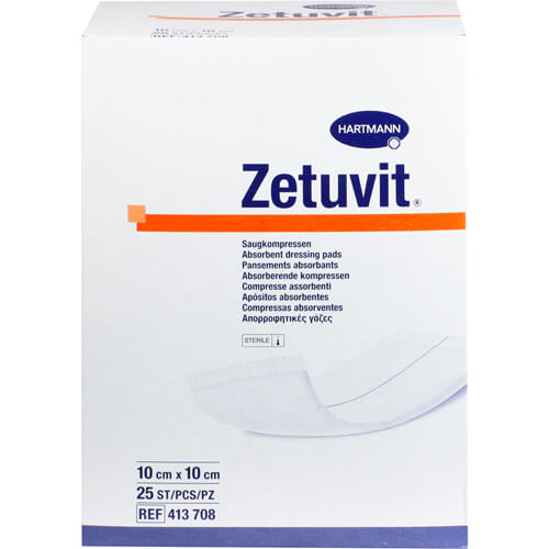 ZETUVIT Saugkompressen steril 10x10 cm ZETUVIT Saugkompressen steril 10x10 cm