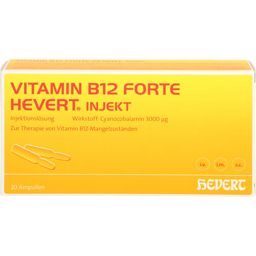 VITAMIN B12 FORTE Hevert injekt Inj.-Lsg.Amp. VITAMIN B12 FORTE Hevert injekt Inj.-Lsg.Amp.
