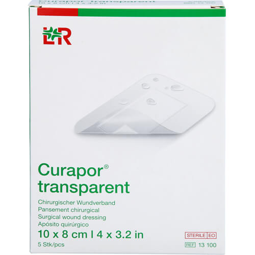 CURAPOR Wundverband steril transparent 8x10 cm CURAPOR Wundverband steril transparent 8x10 cm