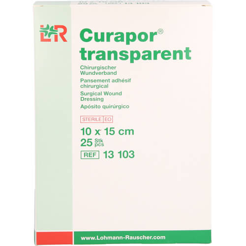 CURAPOR Wundverband steril transparent 10x15 cm CURAPOR Wundverband steril transparent 10x15 cm