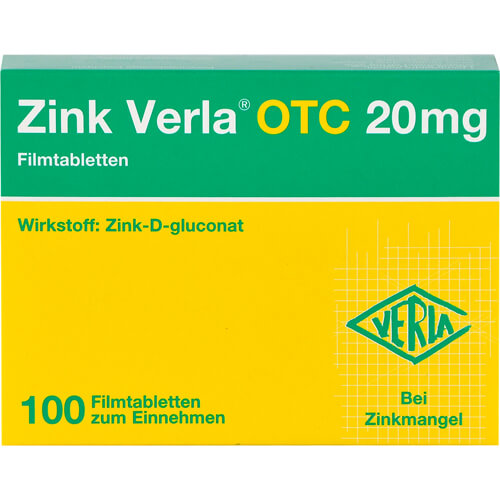 ZINK VERLA OTC 20 mg Filmtabletten ZINK VERLA OTC 20 mg Filmtabletten