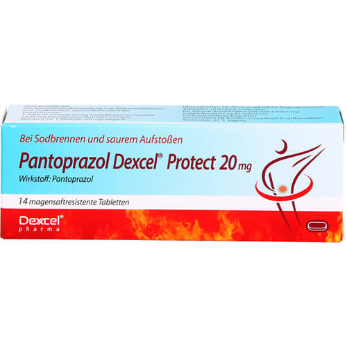 PANTOPRAZOL Dexcel Protect 20 mg magensaftres.Tab. PANTOPRAZOL Dexcel Protect 20 mg magensaftres.Tab.