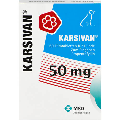 KARSIVAN 50 Filmtabletten f.Hunde KARSIVAN 50 Filmtabletten f.Hunde