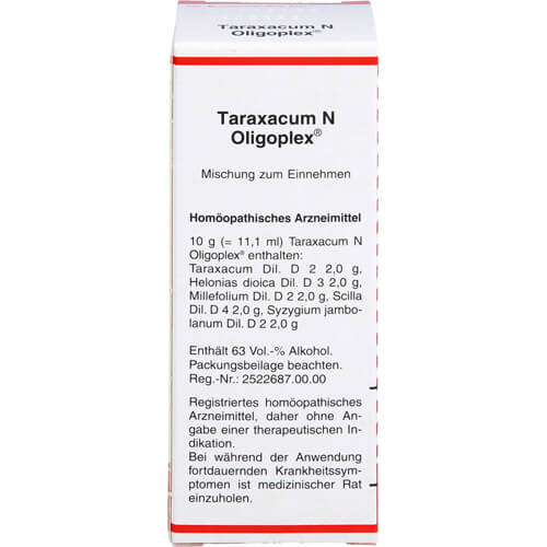 TARAXACUM N Oligoplex Liquidum TARAXACUM N Oligoplex Liquidum
