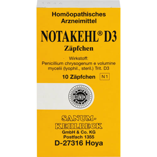 NOTAKEHL D 3 Zäpfchen NOTAKEHL D 3 Zäpfchen
