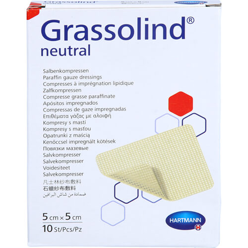 GRASSOLIND Salbenkompressen 5x5 cm steril GRASSOLIND Salbenkompressen 5x5 cm steril