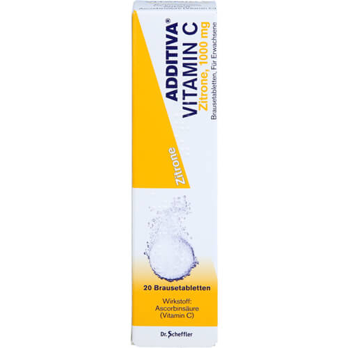 ADDITIVA Vitamin C 1 g Brausetabletten ADDITIVA Vitamin C 1 g Brausetabletten