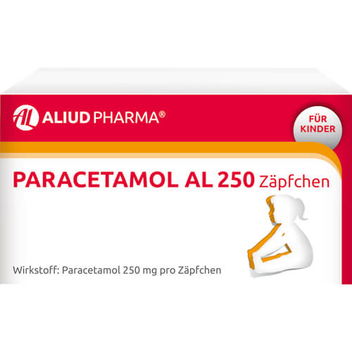 Paracetamol AL 250 Zäpfchen bei akuten Schmerzen und Fieber Paracetamol AL 250 Zäpfchen bei akuten Schmerzen und Fieber