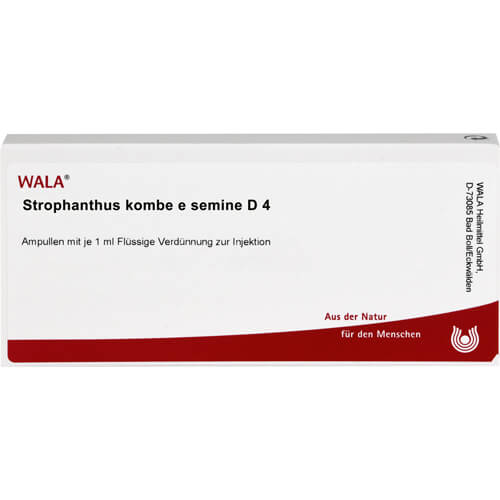 STROPHANTHUS KOMBE e semine D 4 Ampullen STROPHANTHUS KOMBE e semine D 4 Ampullen