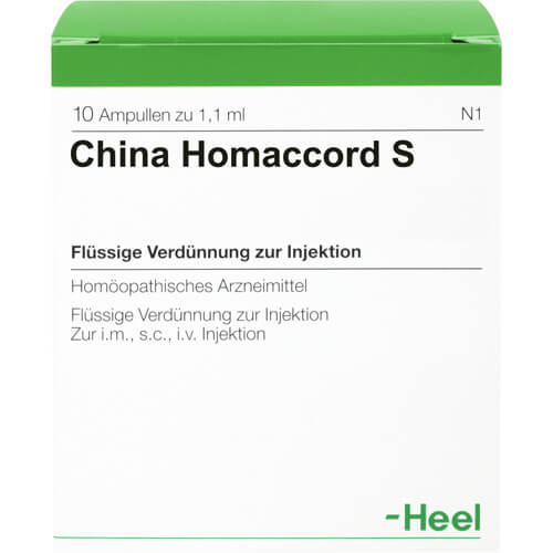 CHINA HOMACCORD S Ampullen CHINA HOMACCORD S Ampullen