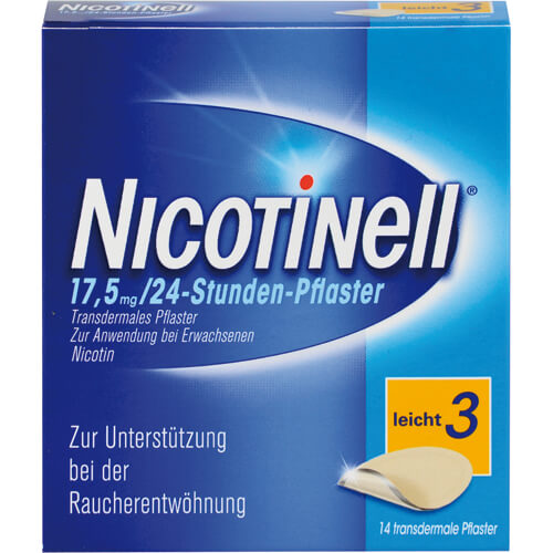 NICOTINELL 7 mg/24-Stunden-Pflaster 17,5mg NICOTINELL 7 mg/24-Stunden-Pflaster 17,5mg