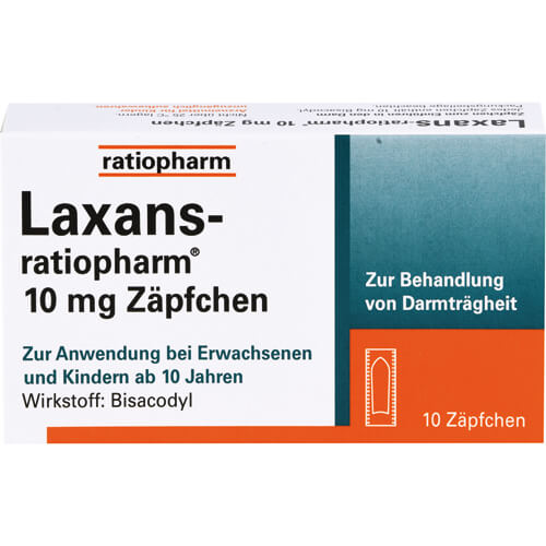 LAXANS-ratiopharm 10 mg Zäpfchen LAXANS-ratiopharm 10 mg Zäpfchen