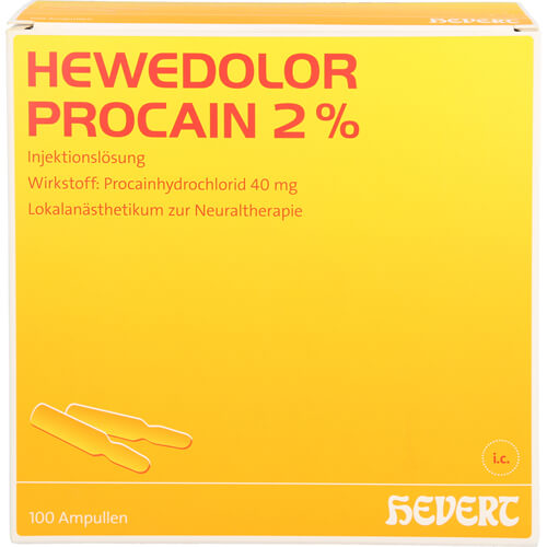 HEWEDOLOR Procain 2% Injektionslösung in Ampullen HEWEDOLOR Procain 2% Injektionslösung in Ampullen