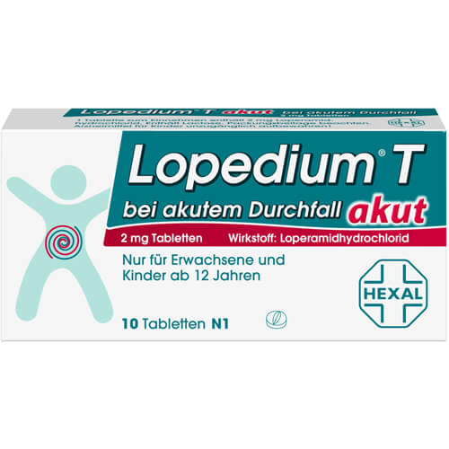 LOPEDIUM T akut bei akutem Durchfall Tabletten LOPEDIUM T akut bei akutem Durchfall Tabletten